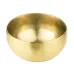 Поющая чаша Тибетская Singing bowl Ручная холодная ковка 15,9/15,9/8 см Бронза матовая (26556)