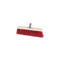 Щетка уличная MASTERTOOL GM без ручки 300х55х95 мм ПЭ+ПВХ деревянная колодка под черенок (14-6355)