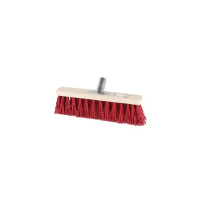 Щетка уличная MASTERTOOL GM без ручки 300х55х95 мм ПЭ+ПВХ деревянная колодка под черенок (14-6355)