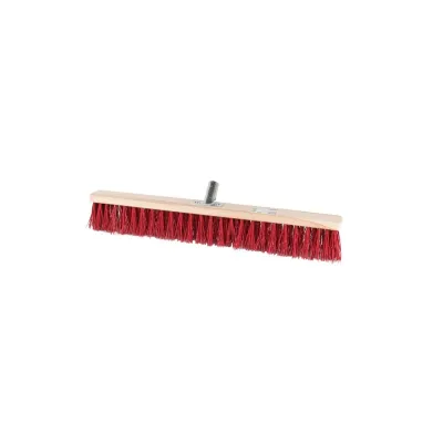 Щетка уличная MASTERTOOL GM без ручки 600х60х90 мм ПЭ+ПВХ деревянная колодка под черенок (14-6358)
