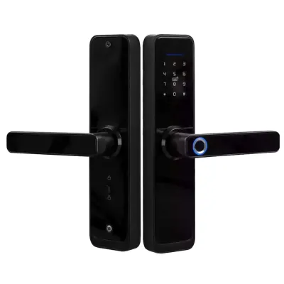 Биометрический замок NaviCat X9 электронный с поддержкой приложения TUYA Black (3_02238)