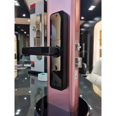 Биометрический замок NaviCat X9 электронный с поддержкой приложения TUYA Black (3_02238)