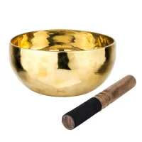 Поющая чаша Тибетская Singing bowl Ручная холодная ковка 17,7/17,7/9,4 см Бронза полированая (27394) Поющая чаша Тибетская Singing bowl Ручная холодная ковка 17,7/17,7/9,4 см Бронза полированая (27394)