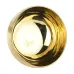 Співоча чаша Тибетська Singing bowl Ручна холодна ковка 24/24/11.7 см Бронза полірована (27398)