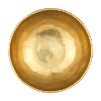 Співоча чаша Тибетська Singing bowl Ручна холодна ковка 13.6/13.6/6.5 см Бронза матова (26562)