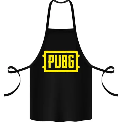 Фартук с принтом Кавун Pubg 68 см Черный