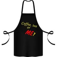 Фартук с принтом Кавун Coffe, tea or Me 68 см Черный