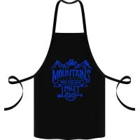 Фартук с принтом Кавун Mountains 68 см Черный