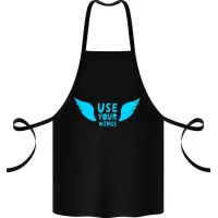 Фартук с принтом Кавун USE your wings 68 см Черный Фартук с принтом Кавун USE your wings 68 см Черный