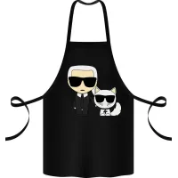 Фартук с принтом Кавун Karl Lagerfeld 68 см Черный