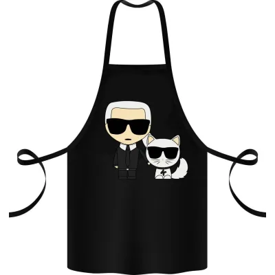 Фартук с принтом Кавун Karl Lagerfeld 68 см Черный