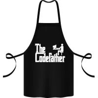 Фартук с принтом Кавун Codefather 68 см Черный Фартук с принтом Кавун Codefather 68 см Черный