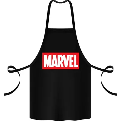 Фартук с принтом Кавун Marvel 68 см Черный