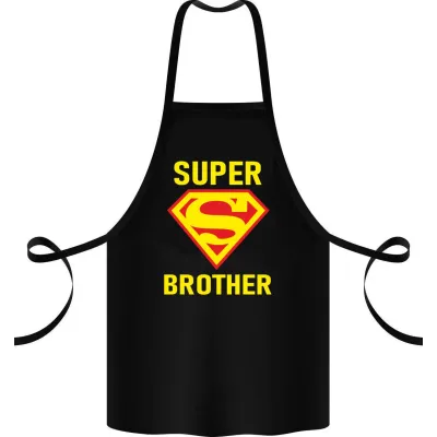Фартук с принтом Кавун Super brother 68 см Черный