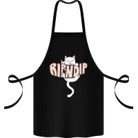 Фартук с принтом Кавун Ripndip 68 см Черный Фартук с принтом Кавун Ripndip 68 см Черный
