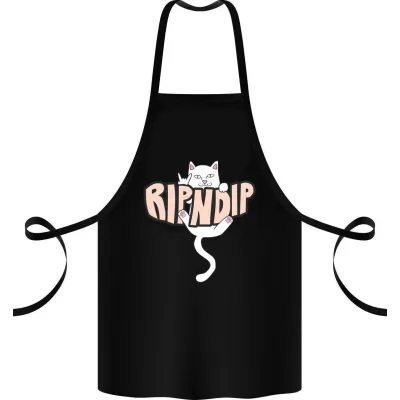 Фартук с принтом Кавун Ripndip 68 см Черный