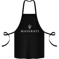 Фартук с принтом Кавун Maserati 68 см Черный