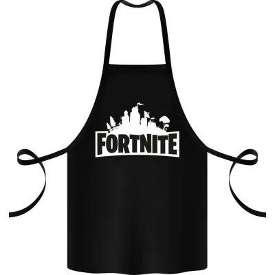 Фартук с принтом Кавун Fortnite 68 см Черный (1530746089)