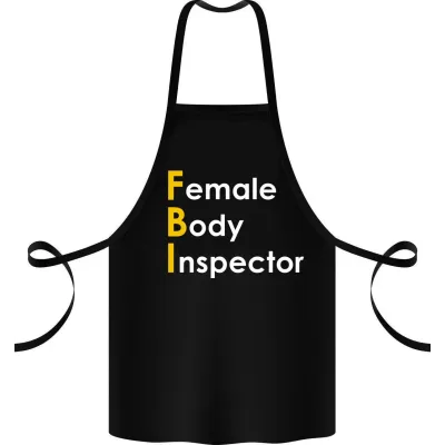 Фартук с принтом Кавун Female Body Inspector 68 см Черный