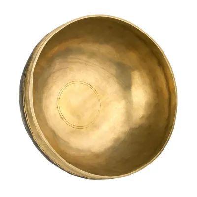 Співоча чаша Тибетська Singing bronze Ручна холодна ковка 25,2/25,2/11 см Антична Бронза (27389)