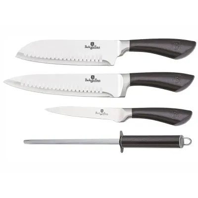 Набор ножей Berlinger Haus Metallic Line Carbon Pro Edition 4 предмета (BH-2497)