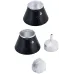 Гейзерная кофеварка Andel Black 600мл на 12 чашек DP218629 Kamille