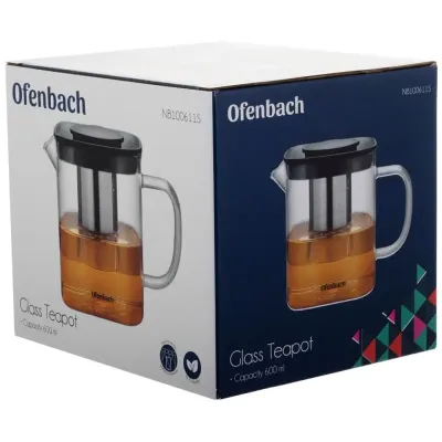 Заварочный чайник со съемным ситечком Geo 600мл DP218678 Ofenbach