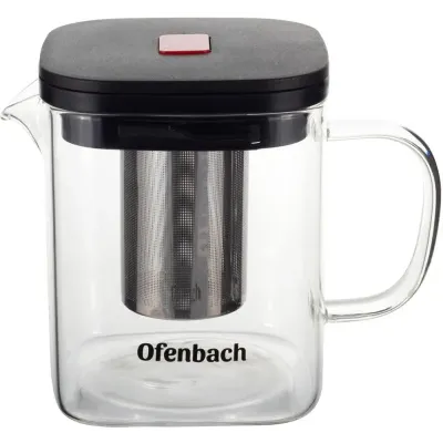 Заварочный чайник со съемным ситечком Oxio 1л DP218679 Ofenbach