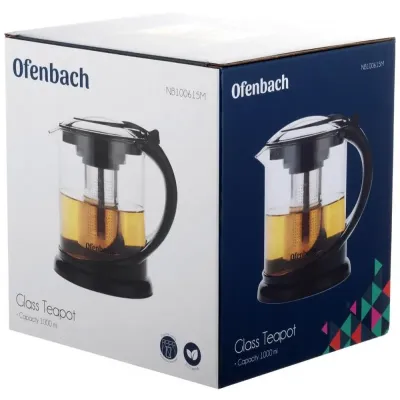 Заварочный чайник со съемным ситечком Tinio 1л DP218685 Ofenbach