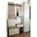 Прихожая со шкафом Компанит Брайтон Дуб крафт серый + Дуб крафт белый (142х37,6х200 см) Прихожая со шкафом Компанит Брайтон Дуб крафт серый + Дуб крафт белый (142х37,6х200 см)