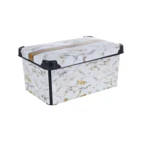Контейнер Violet House Decor Marble 10 л Білий (6638133) Контейнер Violet House Decor Marble 10 л Білий (6638133)