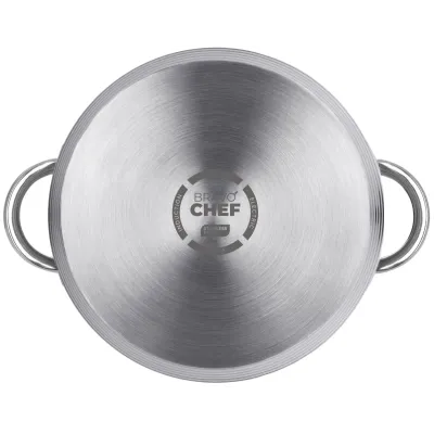 Кастрюля BRAVO CHEF 18 см 2.6 л с крышкой (6720868)