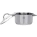 Кастрюля с крышкой Bravo Chef 20 см 3.6 л Хром (6720869)