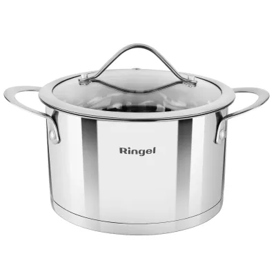 Кастрюля RINGEL Fusion 18 см 2.6 л Хром (6733717)