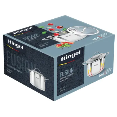Кастрюля Ringel Fusion 22 см 4.7 л (6733719) Кастрюля Ringel Fusion 22 см 4.7 л (6733719)