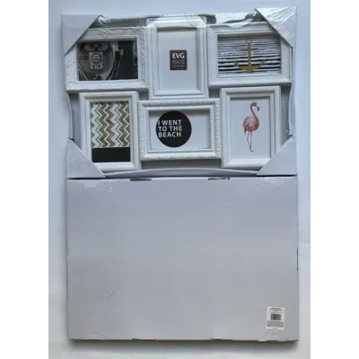 Мультирамка EVG INNO ZB-6-3753 WHITE COLLAGE 6 36 х 52 х 2.5 см Білий (6812241)
