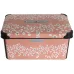 Контейнер Violet House Decor Flower 0647 10 л Пудровий (6832639)