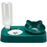 Миска для котов с поилкой Taotaopets 119906 280х150 мм 0.5 л Forest Green (6946-28331) Миска для котов с поилкой Taotaopets 119906 280х150 мм 0.5 л Forest Green (6946-28331)