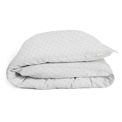 Підліткова постіль з простирадлом на гумці MINI DOTS CS24 COSAS сірий 160х220 см Підліткова постіль з простирадлом на гумці MINI DOTS CS24 COSAS сірий 160х220 см