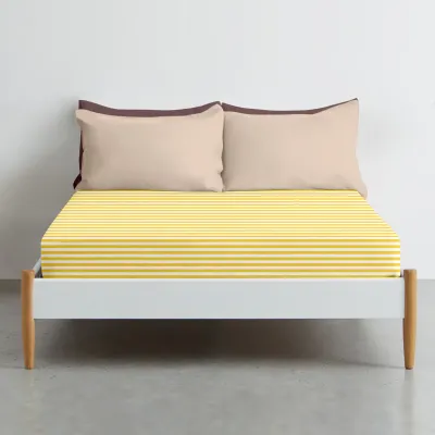 Простирадло полуторне 155х240 см HONEY LINE COSAS Жовтий