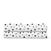 Простыня полуторная 155х240 см BLACK STARS COSAS черный Простыня полуторная 155х240 см BLACK STARS COSAS черный