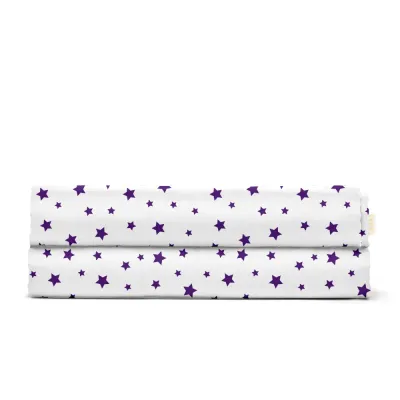 Простирадло 240х260 см PURPLE STARS COSAS Фіолетовий