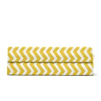 Простирадло 240х260 см YELLOW ZIGZAG COSAS