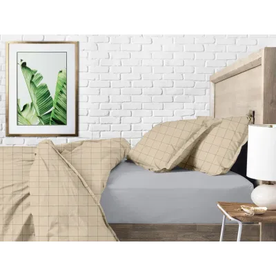 Наволочка COSAS BEIGE GEOMETRY 45х45 см Бежевый