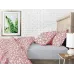 Наволочка COSAS ROSE FLOWERS 50х50 см Красный