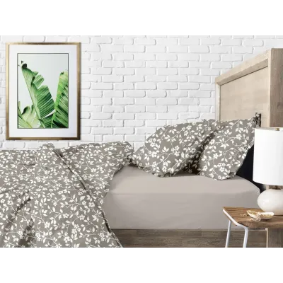 Наволочка COSAS BEIGE FLOWERS 60х60 см Бежевий