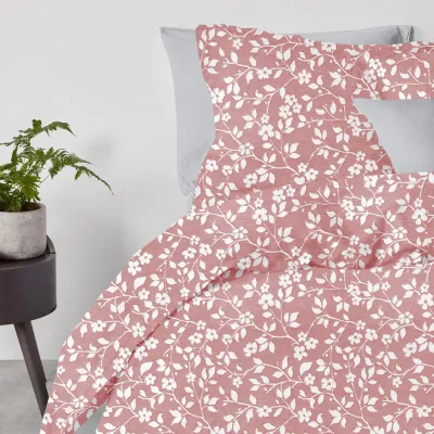 Наволочка COSAS ROSE FLOWERS 60х60 см Красный