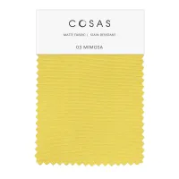 Штори на кухню та кімнату MIMOSA 2шт Cosas жовтий 180х270 см