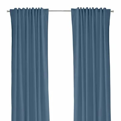 Штори на кухню та кімнату DENIM 2шт Cosas Сапфір 180х270 см