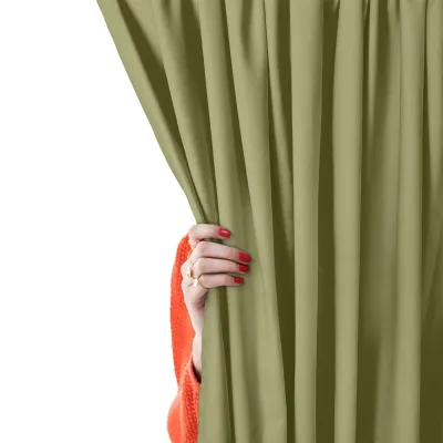 Штори на кухню та кімнату OLIVE 2шт Cosas Оливка 180х270 см Штори на кухню та кімнату OLIVE 2шт Cosas Оливка 180х270 см